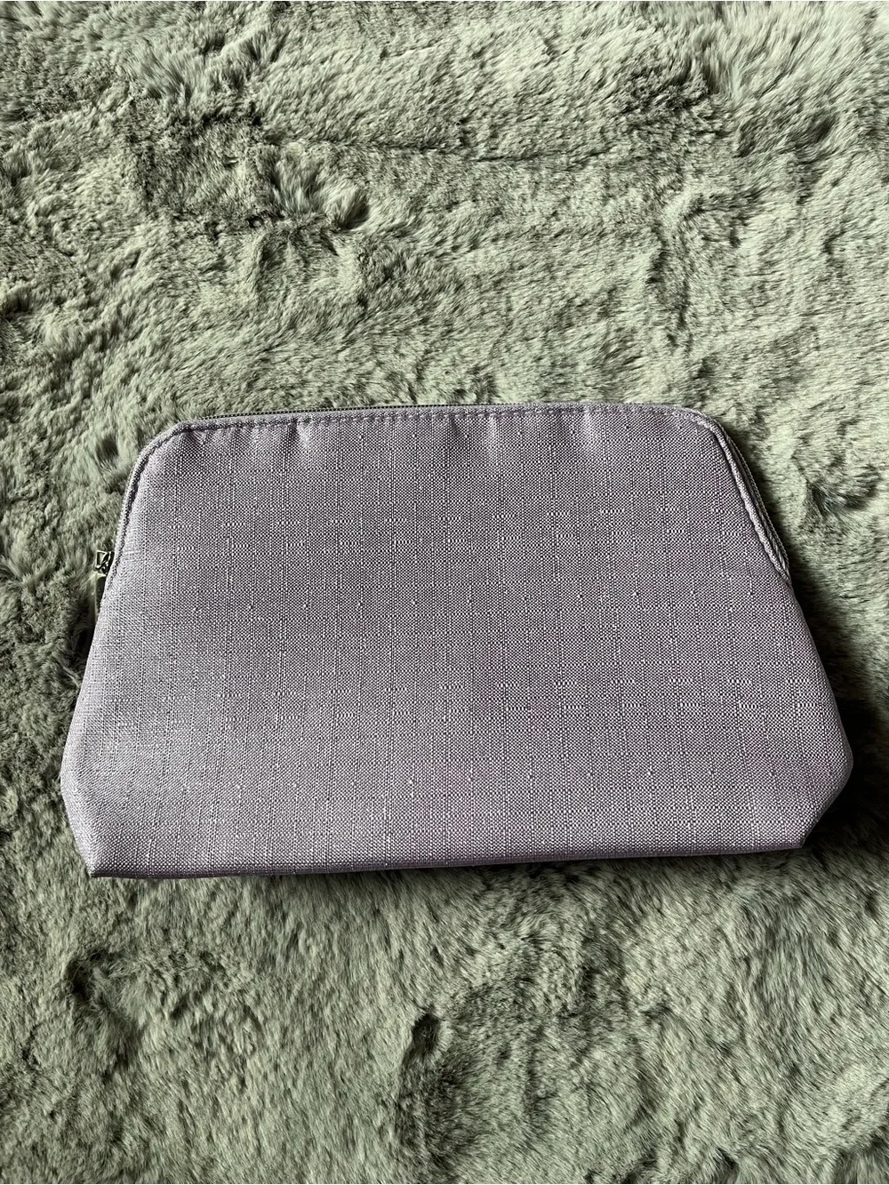 Lancome Lavender Gray Cosmetic Pouch